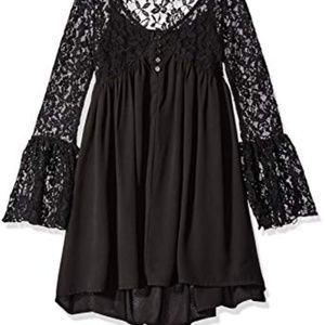 Beautiful High/Low Black lightweight dress